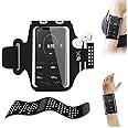Running Armband,Phone Holder for Running,Strap Running Phone Armband,Mobile Phone Armbands Bag, Compatible for Up To 6.3 inch, Black