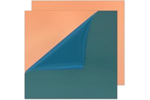 Uxney Lámina de cobre 99,9% ，Puro Hoja de Cobre 50mmx50mmx0,5mm，Adecuado para bricolaje, joyería, electricidad, reparación, industrial (2 piezas)