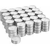 NUR MUM TEALIGHT 50PCS, teapot candle, white, 4 hours burning time