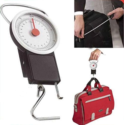 Scales for a Laptop Bag for Travelling Max. Weight 32 kg Trolley Suitcases, with Hook