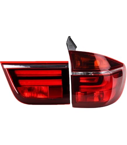 2023 Style LED-Rückleuchten Für BMW X5 E70 2006-2013 Modifizierte Heckleuchte Mit Brems- Und Rückfahrlicht Schwarze Rückleuchten