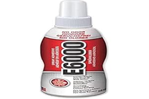 ECLECTIC E6000 Adhésif, Claire, Taille unique