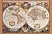 Produktbild 17th Century World Map (Antique) Kunstdruck