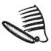 HuntGold 2Pcs Women DIY Fast Styling Volume Insets Hair Clip Boost Comb French Twist Maker