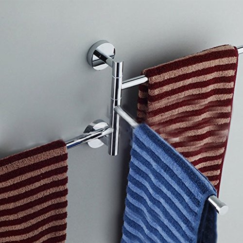 Edelstahl Handtuchhaken Handtuchstange 1 Haken Handtuchhalter Mit 4 Bewegliche Armen F¨¹r K¨¹che Und Bad, Zur Wandmontage, Schwenkbereich 180 - 6
