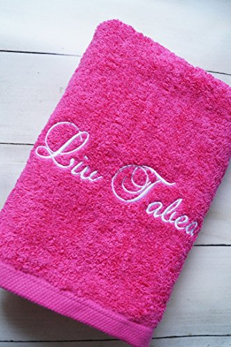 ★ Handtuch mit Namen bestickt ★ Badetuch ★ Duschtuch ★ Geschenk ★ 550 g/m2 ★ - 4