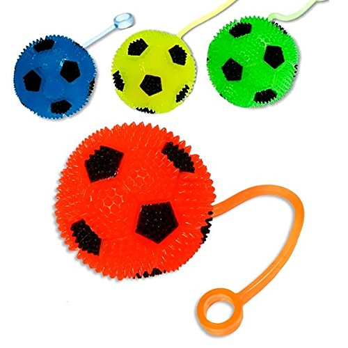 Preisvergleich Produktbild Fussball mit Band, 63mm, 1 Stk, Gummi-Hüpfball