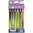 6 Penne Cancellabili Colorate Retrattili – Punta 0.5 Mm, Gomma Incorporata, Confezione 6 Colori – Per Ufficio E Scuola