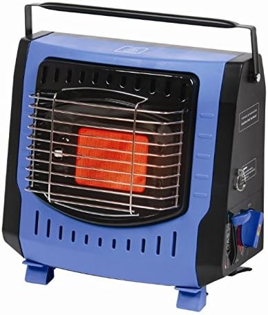 1.2kW Natural Gas Portable Heater - Highly Efficient Ceramic Heating Element - Compact And Lightweight - 2x Directional Heat Adjustment