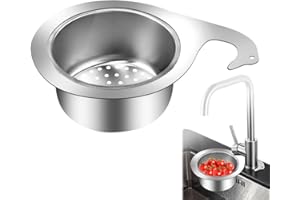CRAGMUT Stainless Steel Swan Sink Strainer Basket, 2024 Neuestes Siebkorb Spüle Schwanenform, Multifunktional Siebkorb Aus Edelstahl In Schwanenform, für Küchenspüle
