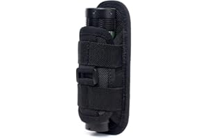 HOUSON Kabura na latarkę taktyczną, uchwyt na latarkę, uchwyt na światło myśliwskie, torba do przenoszenia, 360 stopni, na latarkę, kabura, na polowanie, kemping, wędrówki