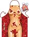 Produktbild Damen Motiv Kochschürze sexy Frauenkörper Rosen Rosenbad Schürze : Rosen Girl -- Themenschürze mit Minischürze für Flaschen