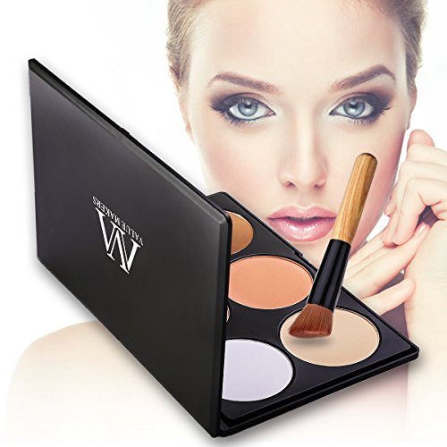 VALUE MAKERS® 6 Farbe Contouring and Highlighting Palette + Puderpinsel - 5