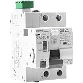 GEYA Electromagnetic RCD Reconnect Leakage Automatic Circuit Breakers (AC220V+A-SI RCCB Type 2P-40A-30mA Reconnector)