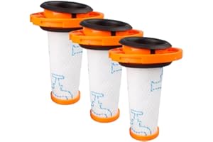 DRHOMEAM Juego de filtros de repuesto para-Rowenta para X-Force para Flex 9.60 Partes de repuesto, filtros lavables aptos para modelos Allergy RH2038WO, RH2037WO, RH2039WO (paquete de 3)