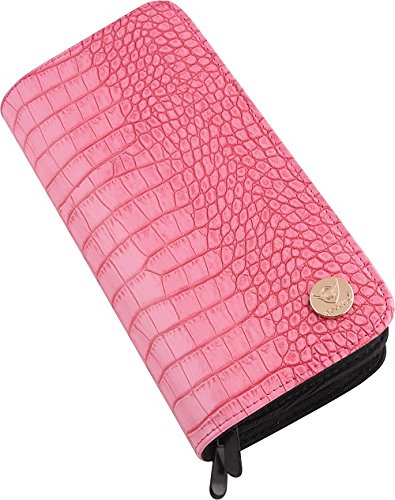 Groom Professional Pink Alligator Scissor Case