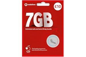 PATHFINDERGTM LTD Vodafone Pay As You Go Sim Card- Includes Standard, Micro & Nano Triple SIM Card For All devices- Calls, Texts and Data (Pathfinder Retail Pack with exclusive offers)
