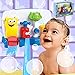 Fajiabao Birthday Gifts Funny Bath Time Play Set Waterwheel with Tap and Elephant Shape Bathtub Toy for kids