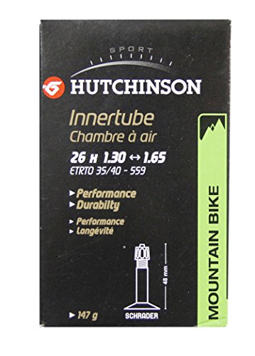 HUTCHINSON CV656981 Cámara de Bicicleta, Unisex Adulto, Negro, 26 x 1.30 a 1.65