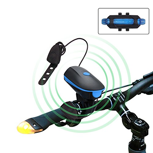 Fahrradlicht Fahradbeleuchtung Set USB Wiederaufladbare LED Fahrradlampen Frontlicht Rücklicht Super hell Fahrradlichter für Sicheres Radfahren Spritzwassergeschützt