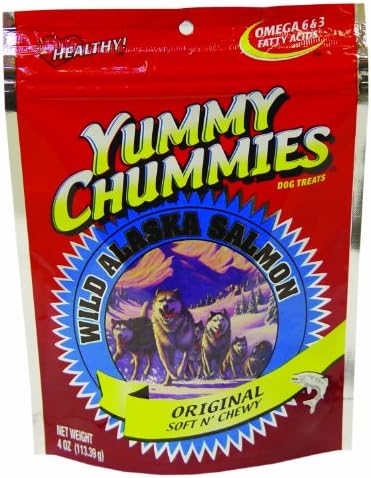 Arctic Paws Salmon Jerky 4 Ounce Yummy Chummies Jerky Treats Formulated Healthy