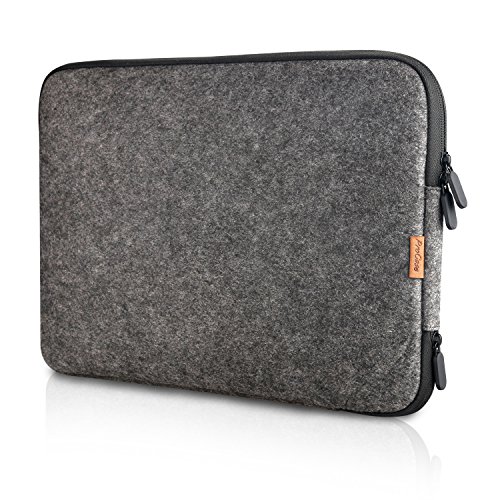 ProCase 12 Zoll Schutzh  lle Filz Laptop Sleeve Tasche  12 Zoll Macbook mit Retina Microsoft Surface Pro 4 3 und Andere 11-12 Zoll Chromebook Ultraboo