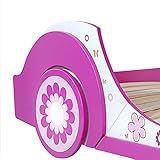 Kinderbett Mädchenbett Autobett Butterfly Bett 90×200 Kinderzimmer inkl. Lattenrost Jugendbett - 5