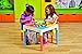 Liberty House Toys Multi-Purpose Building Block Construction Table with Storage Bag