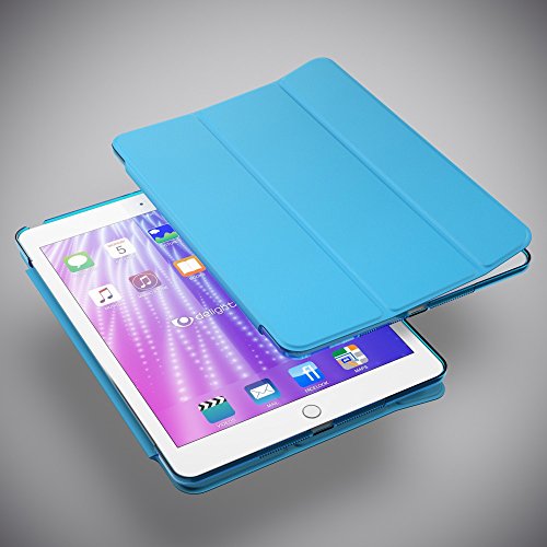 Apple iPad Air 1 Hülle Smart-Case von NICA, Ultra-Slim Cover Dünne Tablet Schutzhülle, Kunst-leder Hardcase Multi-Ständer Tasche, Display-Schutz & Backcover Flip-Case Klapphülle Sleeve – Blau - 2