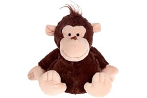 Innoliving Peluche Riscaldabile Morbido e Accogliente, Aiuta il Relax e il Benessere di Grandi e Piccini, Allevia Stress e Tensioni, Cuscino Termico Coccoloso (SCIMPANZE MD-653)