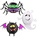 Produktbild XIYAO 3 Stücke Halloween Dekoration Laterne Hängende Spinne Bat Geist Laterne Party Szene Layout Cosplay Lieferungen Dekoration