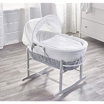 baby boy moses basket with stand