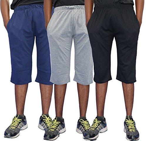 ELK Menss Cotton Three Fourth Capri Shorts Trouser Clothing 3 Color Set Combo RS.599 (80.00% Off) - Amazon ELK Menss Cotton Three Fourth Capri Shorts Trouser Clothing 3 Color Set Combo RS.599 (80.00% Off) - Amazon