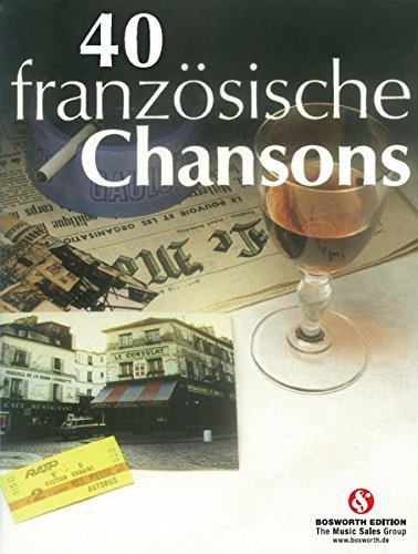 Preisvergleich Produktbild 40 französische Chansons für Klavier und Gesang