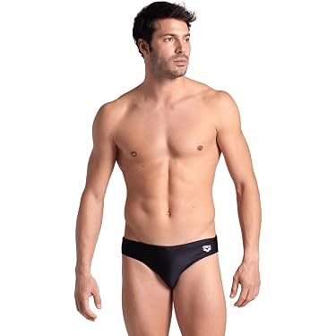 PengGengA Herren Badehose – Sport, Schnelltrocknend, Mit Kordelzug, Schwarz, Größe L