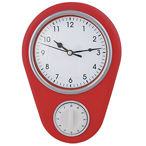 Retro Küchenuhr mit Timer - 2