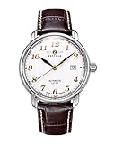 Zeppelin Herrenarmbanduhr LZ 127 Graf Zeppelin Automatik Leder braun 7656-1