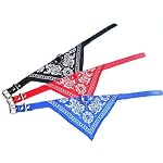 Ducomi-Maison-Dog-collare-regolabile-con-bandana-laccessorio-per-cane-e-gatto-il-foulard-per-il-tuo-animale-S-Set-of-3-Red-Blue-Black