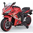 Nexus Product Bike for Kids Toy CBR Bike with Rechargeable Battery Operated Ride on for Boys and Girls|Electric Children Ride on [5 to 12 Years, Large, Red]