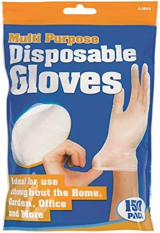 100 x Vinyl Disposable Gloves, NON-Powdered Blue Large (free P&amp;P on all products)