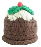 Merry Berries Christmas Pudding Knitted Baby Hat