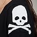 LOCOMO Black Knit Skull Bone Skeleton Pattern Long Sleeve Cardigan FFJ029BLK