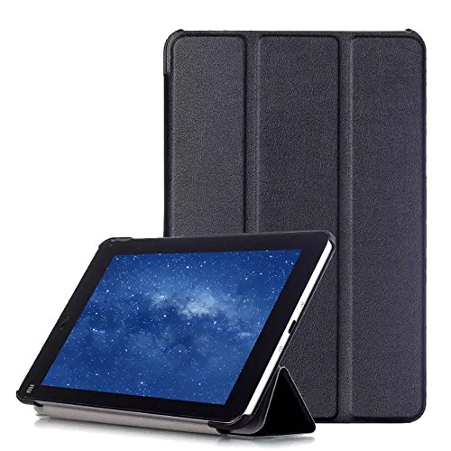 AVIDET Ultra Slim Xiaomi Mi Pad 3 Hülle Case Superleicht Ständer Smart Shell Cover Schutzhülle Etui Tasche für Xiaomi Mi Pad 3 Tablet-PC (Schwarz)