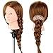 Neverland Beauty 24" 50% Real Human Hair Hairdressing Cosmetology Mannequin Manikin Training Training Head With Clamp Stand