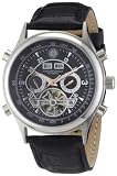 Constantin Durmont Herren-Armbanduhr XL Lafitte Analog Automatik Leder CD-LAFI-AT-LT-STST-BKRG