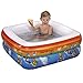 Produktbild Babywatch Badewanne mit aufblasbarem Boden passend für Duschwannen 85 x cm mehrfarbig • Baby Watch Planschbecken Pool Schwimmbecken Kinderpool Babypool