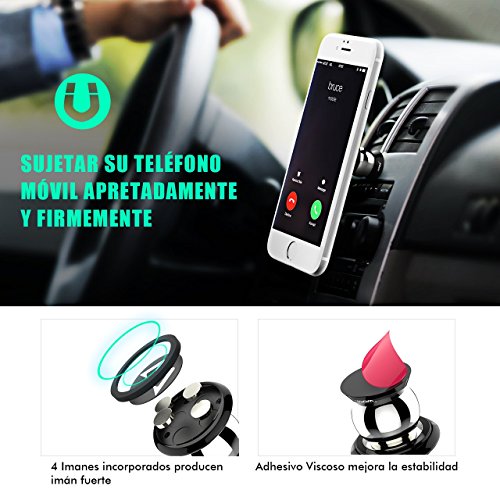 Soporte Magn tico Universal con Pegatinas Metalicas Mpow Iman M vil Coche Soporte Auto Car Mount Met lico 360 Rotaci n Apoyo Pegar a Cualquier Superficie Limpiado para iPhone7 6 6s 6 Plus Google Pixely Galaxy S8 Moto G5 LG G6 y Otros Smartphones Soporte Magn tico Universal con Pegatinas Metalicas Mpow Iman M vil Coche Soporte Auto Car Mount Met lico 360 Rotaci n Apoyo Pegar a Cualquier Superficie Limpiado para iPhone7 6 6s 6 Plus Google Pixely Galaxy S8 Moto G5 LG G6 y Otros Smartphones