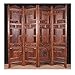 Artesia Handcrafted 4 Panel Premium Quality Wooden Room Partition / Wooden Room Divider / Wooden Screen / Wooden Room Seperator RS.17825.00