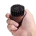 BFWood Beard Brush Boar Bristles Small Round Shape - Black Walnut