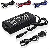 Kuyal 42V 2A caricabatterie per due ruote elettrico monociclo REVOE, Nilox, Cool&Fun Scooter alimentatore adattatore utilizzato per caricare 36 batteria agli ioni di litio da V